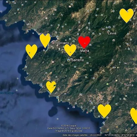 Dans l'arriere pays Rez de chaussé de Villa Tout frais compris Sartène Esterno foto